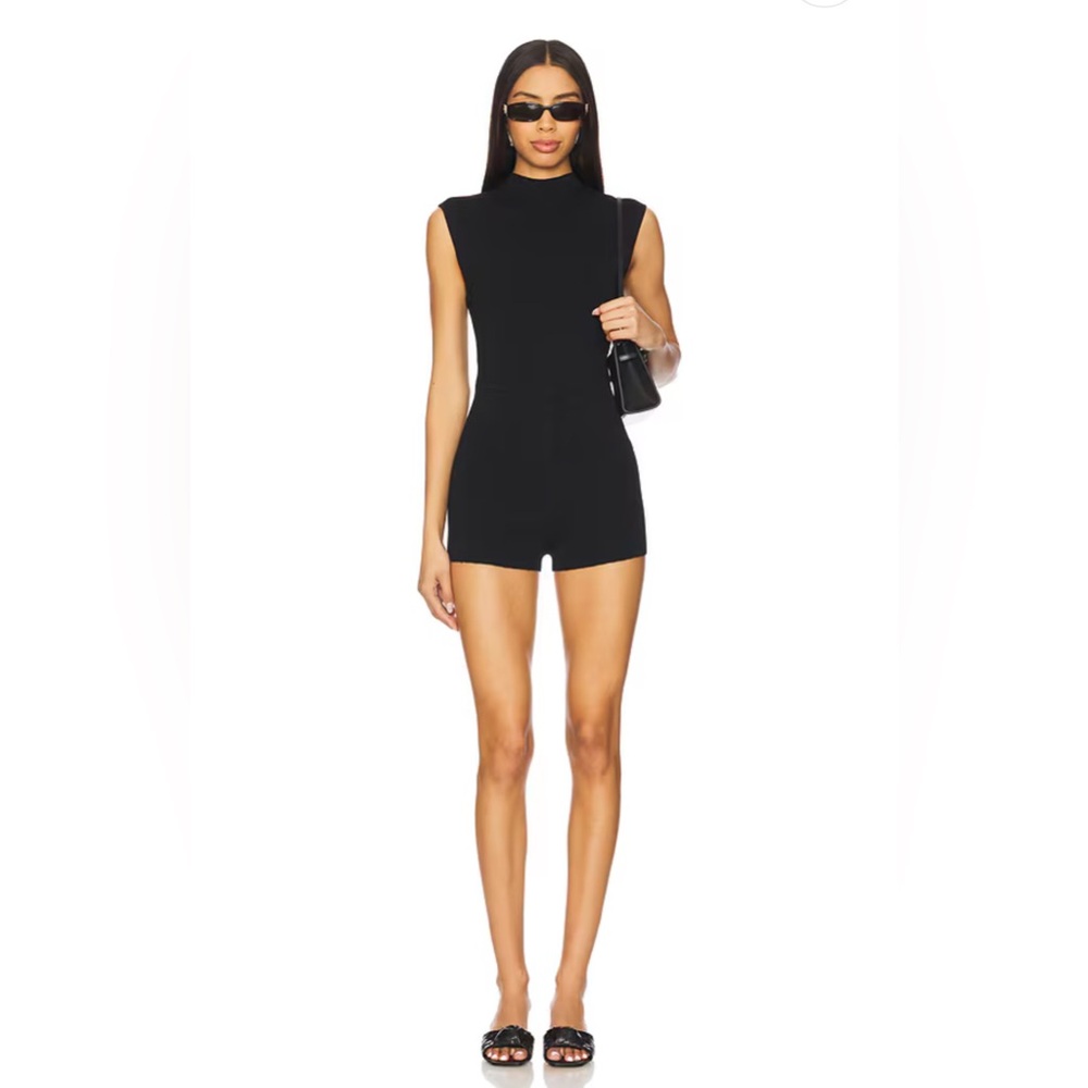 NWT Lovers & Friends Deana Romper in Black